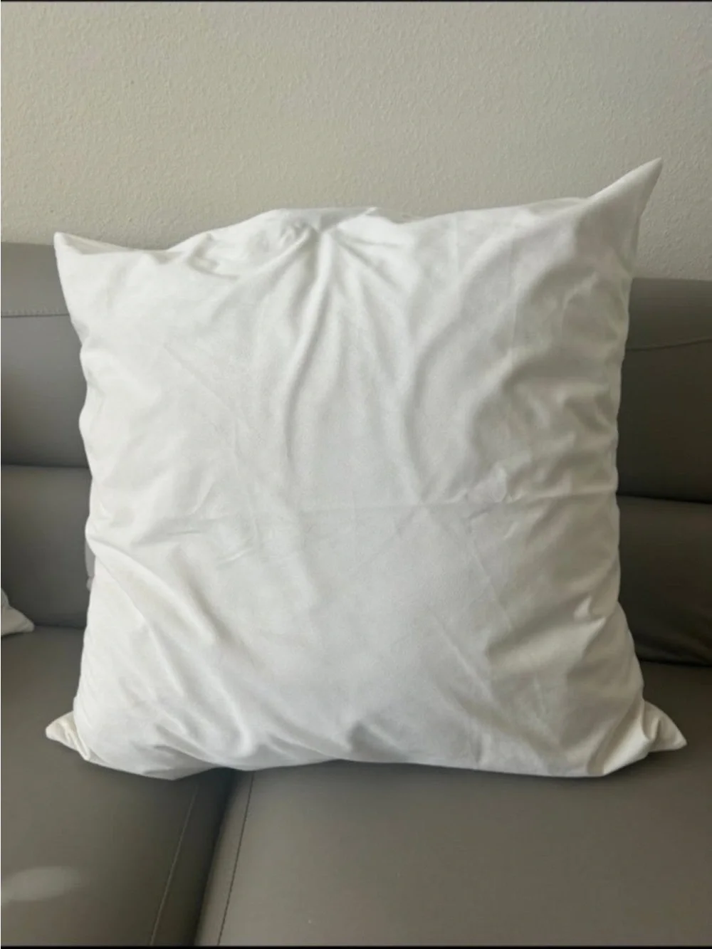 White Throw Pillow